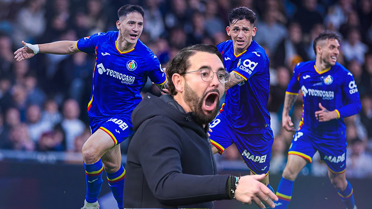 Getafe celebra victoria sobre Real Madrid en el Bernabéu con gran locura