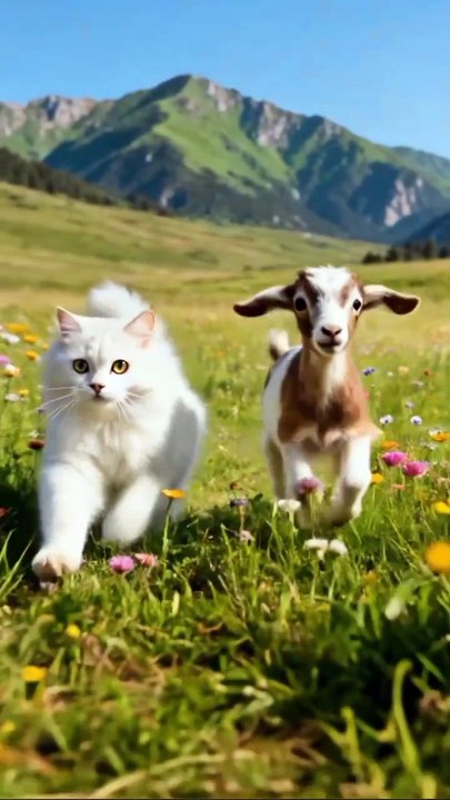 KUCING DAN KAMBING