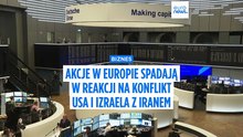 Spadki na europejskich giełdach, rynki Zatoki zamknięte po atakach na Iran