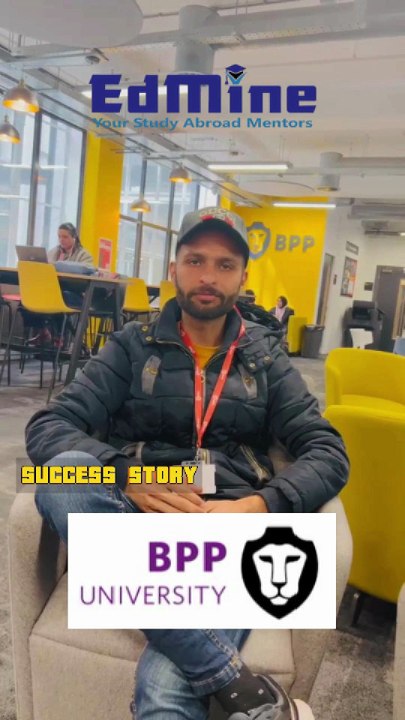 Sohaib Talib secures admission at BPP University #SuccessStory #EdMine #StudyInUK #BPPUniversity