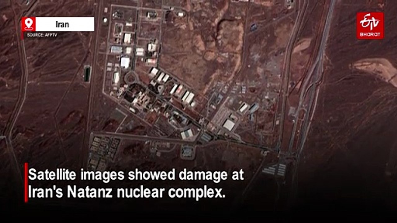 Satellite Images Reveal Damage At Iran's Natanz Nuclear Facility Amid US-Israel Strike Allegations