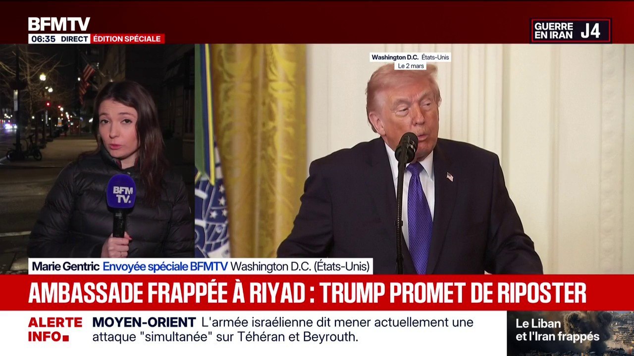 Ambassade américaine frappée à Riyad: Donald Trump promet de riposter "bientôt"