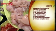 Fırında Sütlü Tavuk Yapımı