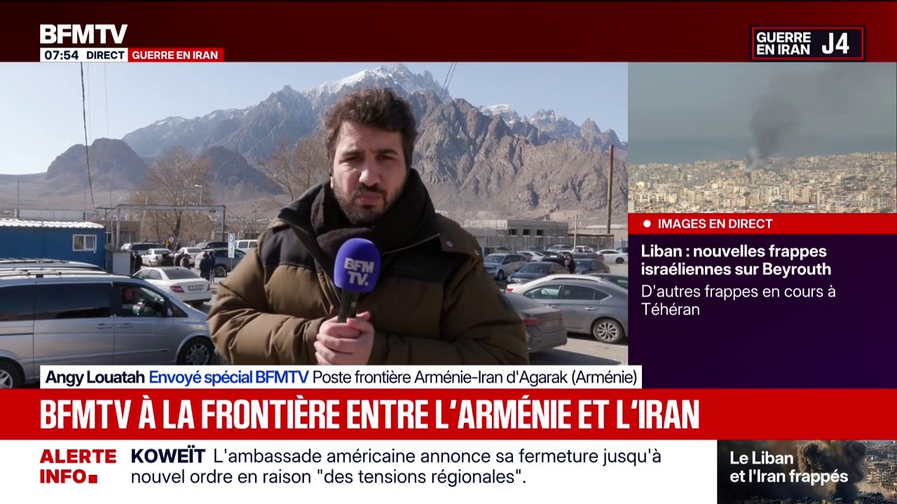 Guerre au Moyen-Orient: pas d'afflux massif à la frontière entre l'Iran et l'Arménie