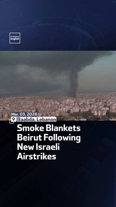 Smoke Blankets Beirut Following New Israeli Airstrikes