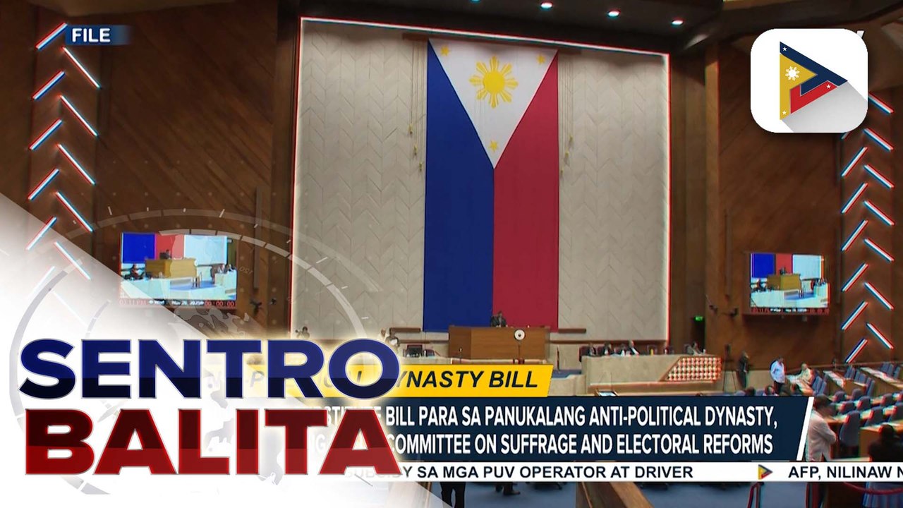 Unnumbered substitute bill para sa panukalang Anti-Political Dynasty, inaprubahan ng House Committee on Suffrage and Electoral Reforms