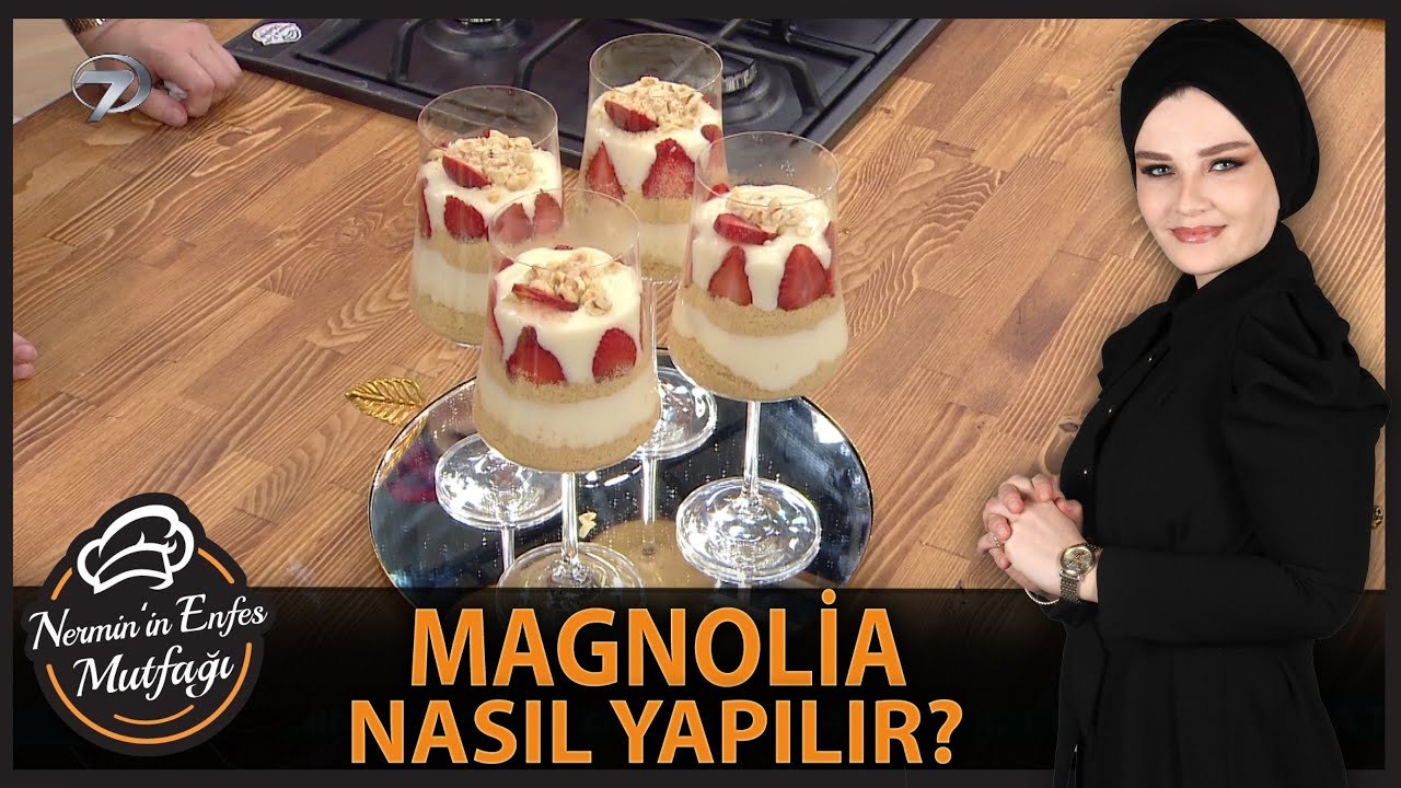 Enfes Tatlı Çilekli Magnolia Nasıl Yapılır?