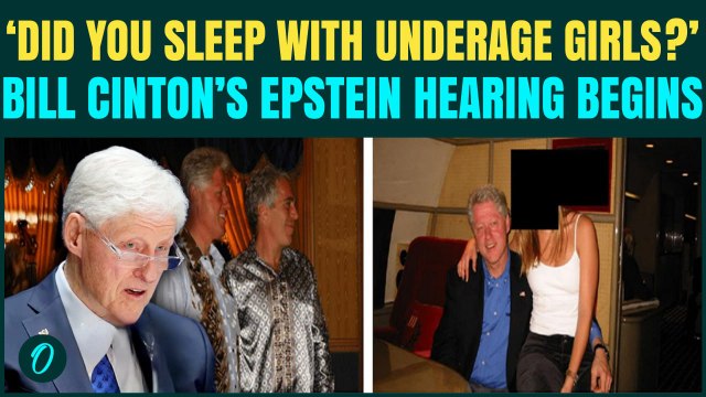Bill Clinton GRILLED Over NUDE Hot-Tub Photos With N*k*d Girls | CHILLING Depositions Begins| WATCH