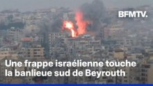 Liban: une frappe israélienne touche la banlieue sud de Beyrouth