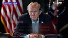 Serius! Tampang Trump Pimpin Militer AS Serang Iran di War Room