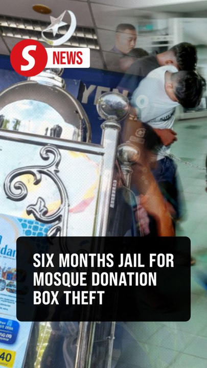Three men jailed, fined RM4,000 for stealing mosque donation box