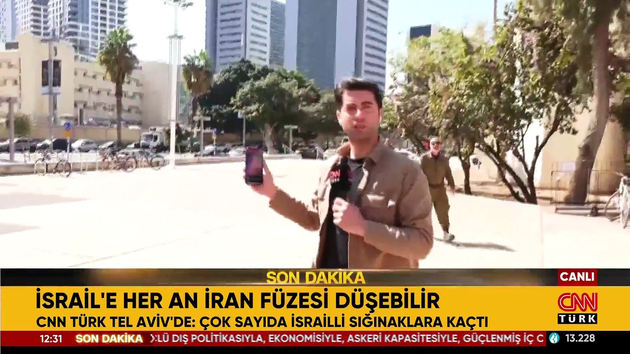 CNN TÜRK ekibine İsrail’de yayın engeli! Müdahale anı kameraya böyle yansıdı