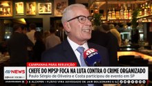 Chefe do MPSP afirma que foco é combate ao crime organizado
