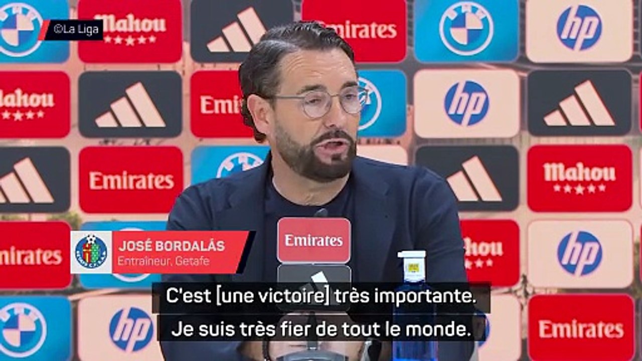 Bordalás "très fier de tout le monde" après le succès face au Real Madrid