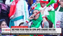 Irã pode ficar fora da Copa do Mundo após ataques dos EUA