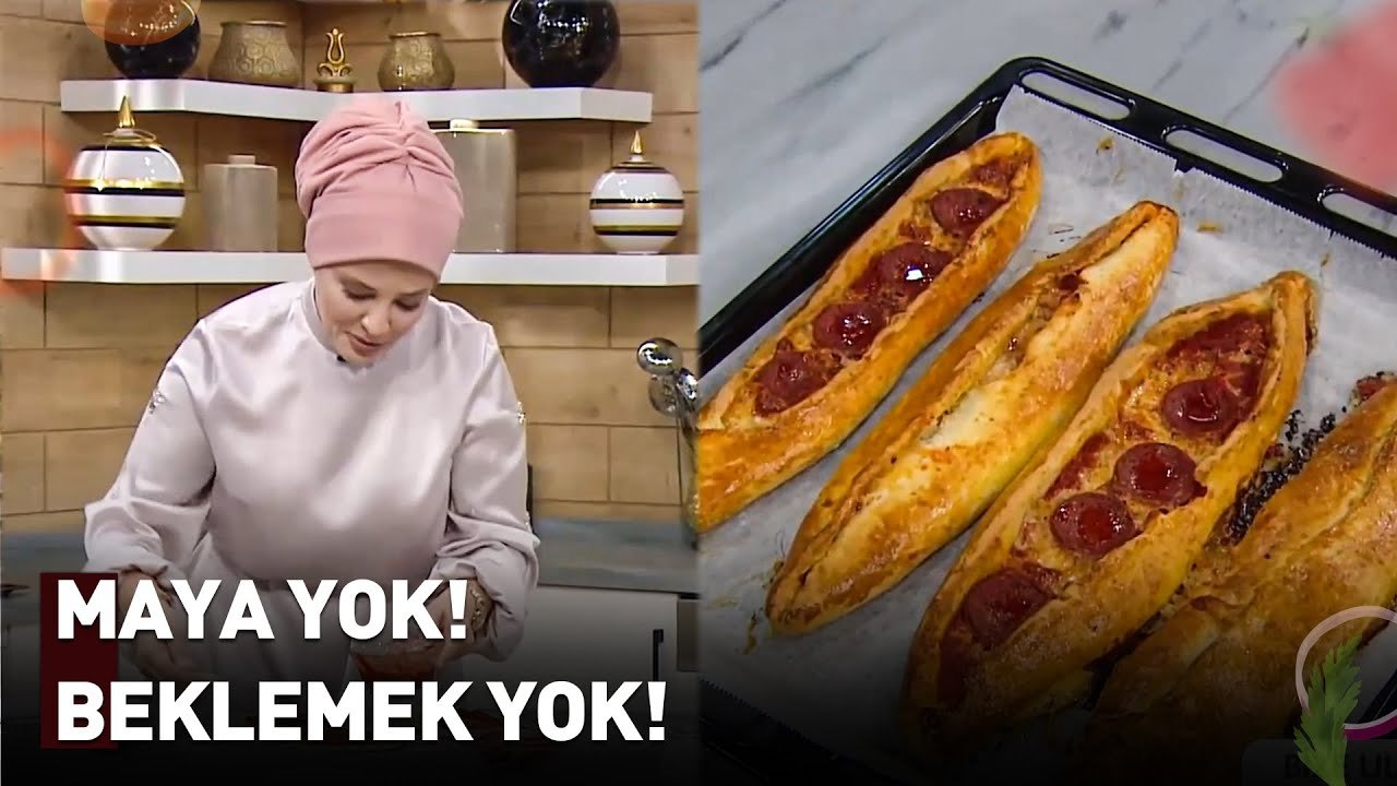 Yoğurmadan Beklemeden En Hızlı Pide Tarifi | Nermin'in Enfes Mutfağı
