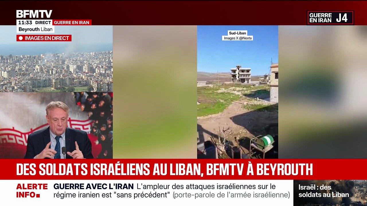 Guerre au Moyen-Orient: les premières images du repli des forces libanaises