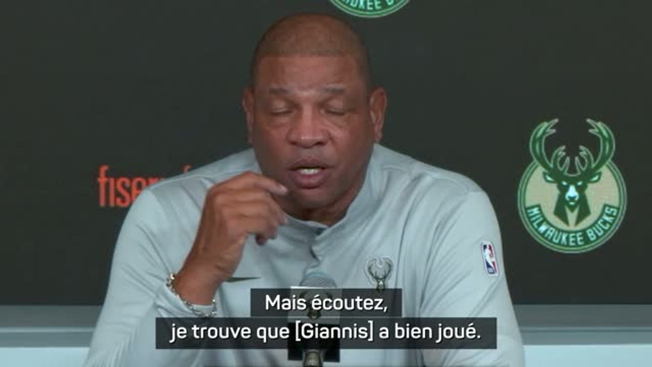 Bucks - Rivers content de la performance d'Antetokounmpo pour son retour