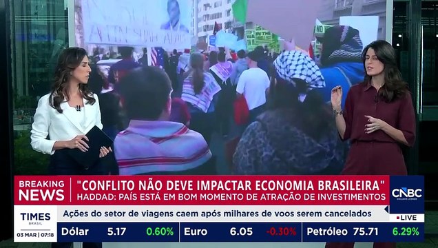 Haddad comenta tensão global e efeito no câmbio; entenda na análise de Mariana Almeida