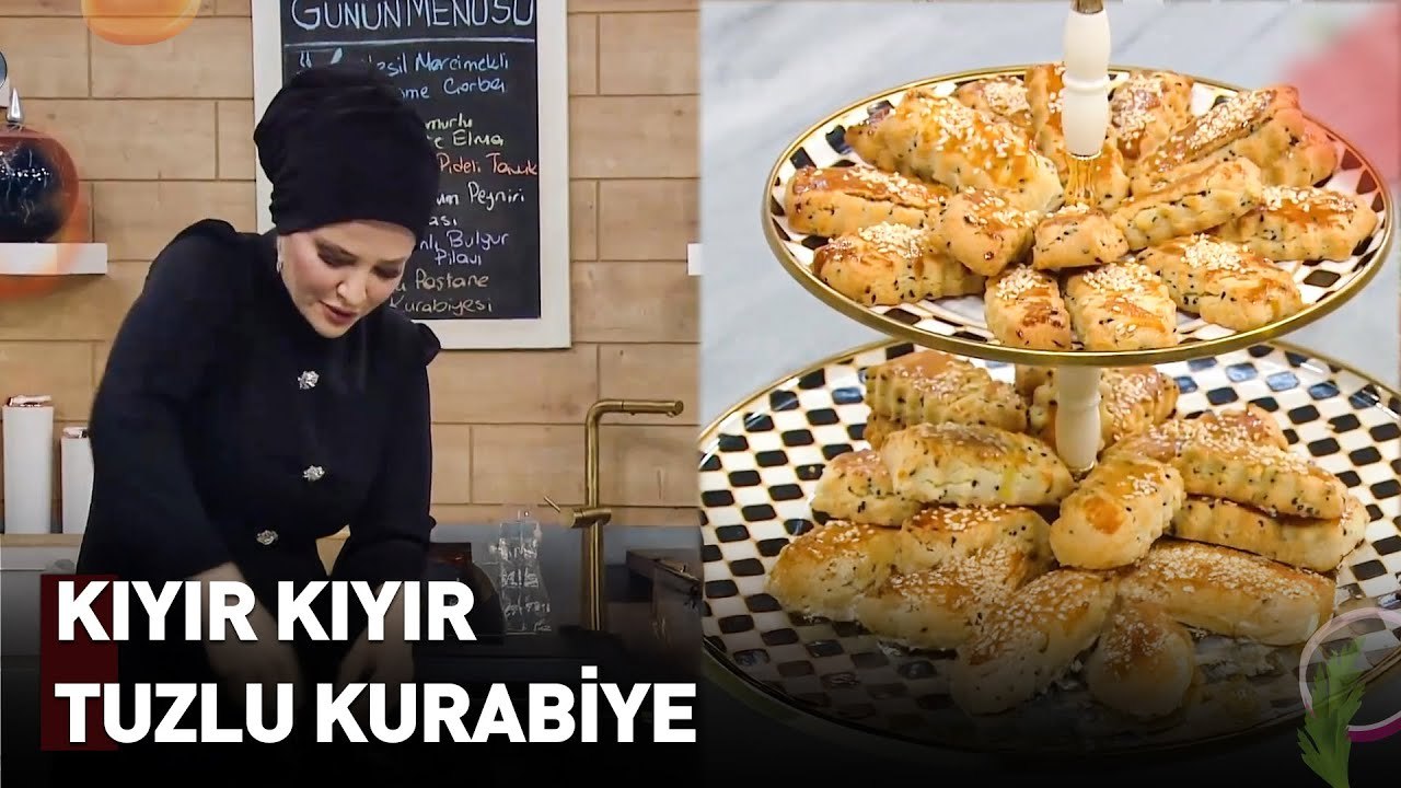 Evde Pastane Lezzetinde Tuzlu Kurabiye Tarifi | Nermin'in Enfes Mutfağı