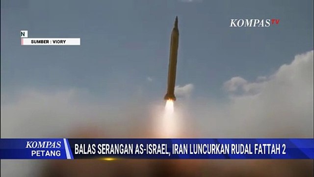 Iran Klaim Luncurkan Rudal Hipersonik Fattah-2 untuk Balas Serangan AS & Israel | KOMPAS PETANG