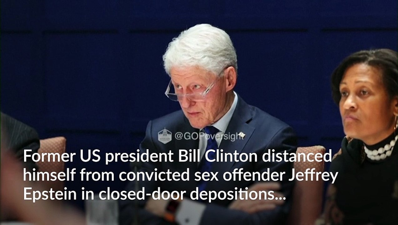Epstein hearings: Bill Clinton distances himself and Hillary storms out