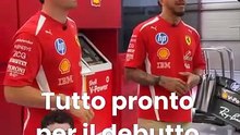 Hamilton sfida Leclerc! 🏎️💪 #hamilton #ferrari #f1