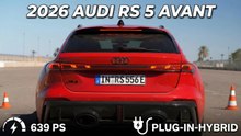 2026 Audi RS 5 Avant Performance-Kombi mit 825 Nm auf der Rennstrecke