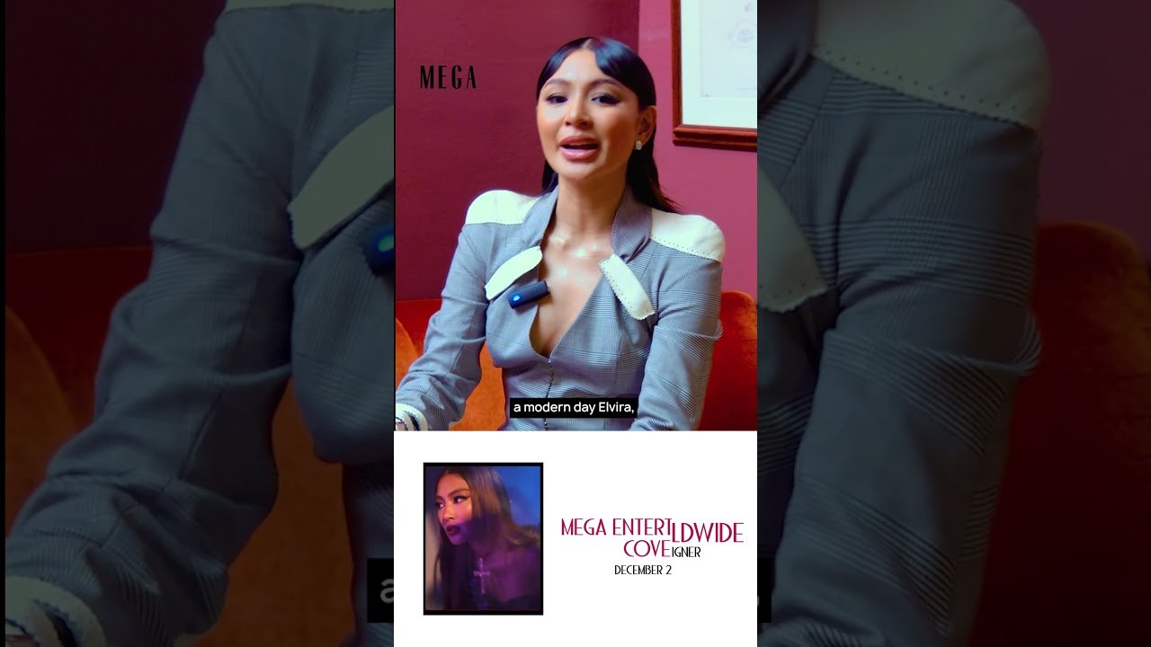 #nadinelustre on her fierce "cunty vampire" look for #MEGAEntertainment Cover! 🧛‍♀️✨