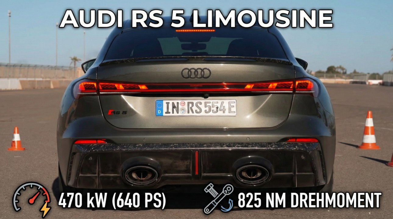 2026 Audi RS 5 Limousine Performance trifft Effizienz