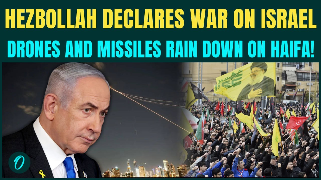 Hezbollah Enters US-Israel vs Iran War | Rockets and Drones STRIKES Haifa After Midnight Escalation