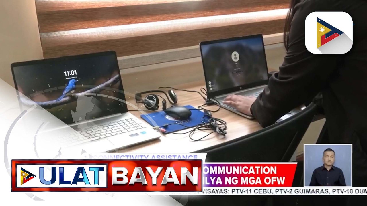 DICT, nagbukas ng libreng connectivity assistance para sa pamilya ng mga Pilipino na nasa Middle East | ulat ni Regine Lanuza ng PTV Davao