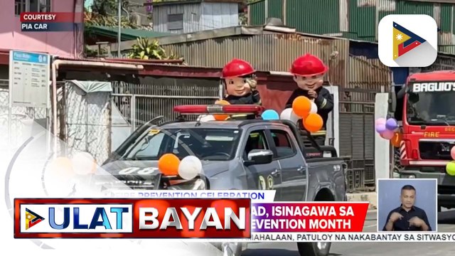 Iba't ibang aktibidad, tampok sa pagsisimula ng Fire Prevention Month sa Cordillera | ulat ni Christine Sabaway ng PTV Cordillera