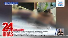Maritime student dies in suspected Cavite hazing | 24 Oras