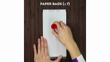 HOW TO MAKE A STAR FROM PAPER BAGS