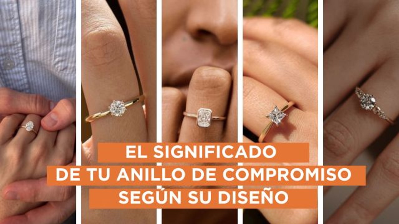 El significado de tu anillo de compromiso según su diseño