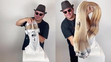Renowned creator leaves audiences in awe with his astonishing stretchable sculpture