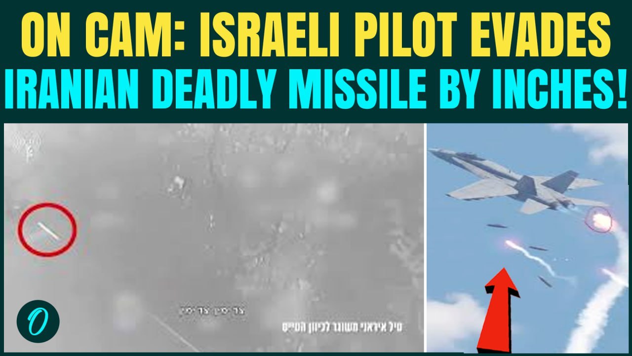 Israel vs Iran: Israeli Fighter Pilot Narrowly Escapes Iranian Missile | Full-Scale War Looms