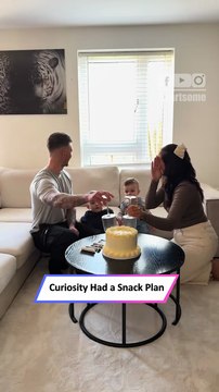 Simple Cake Cut Reveals Blue Surprise—Intimate Gender Moment|| Heartsome 💖