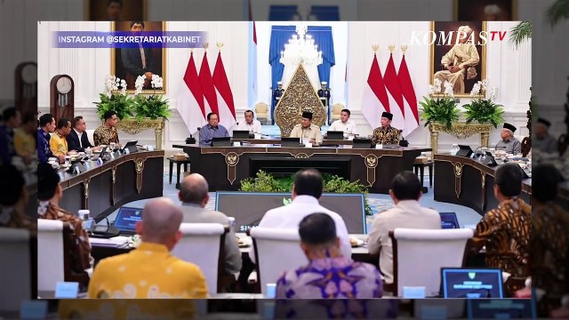 Momen Presiden Prabowo Duduk Satu Meja dengan Jokowi dan SBY di Istana Merdeka