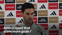 Mikel Arteta upset that Arsenal do not score more goals from corners