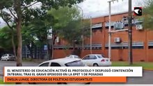 El Ministerio de Educación desplegó contención integral tras el grave episodio en la EPET 1