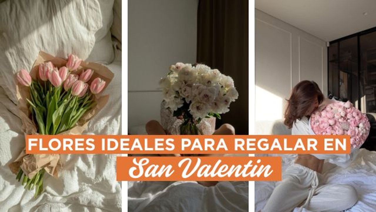 Flores ideales para regalar en San Valentin