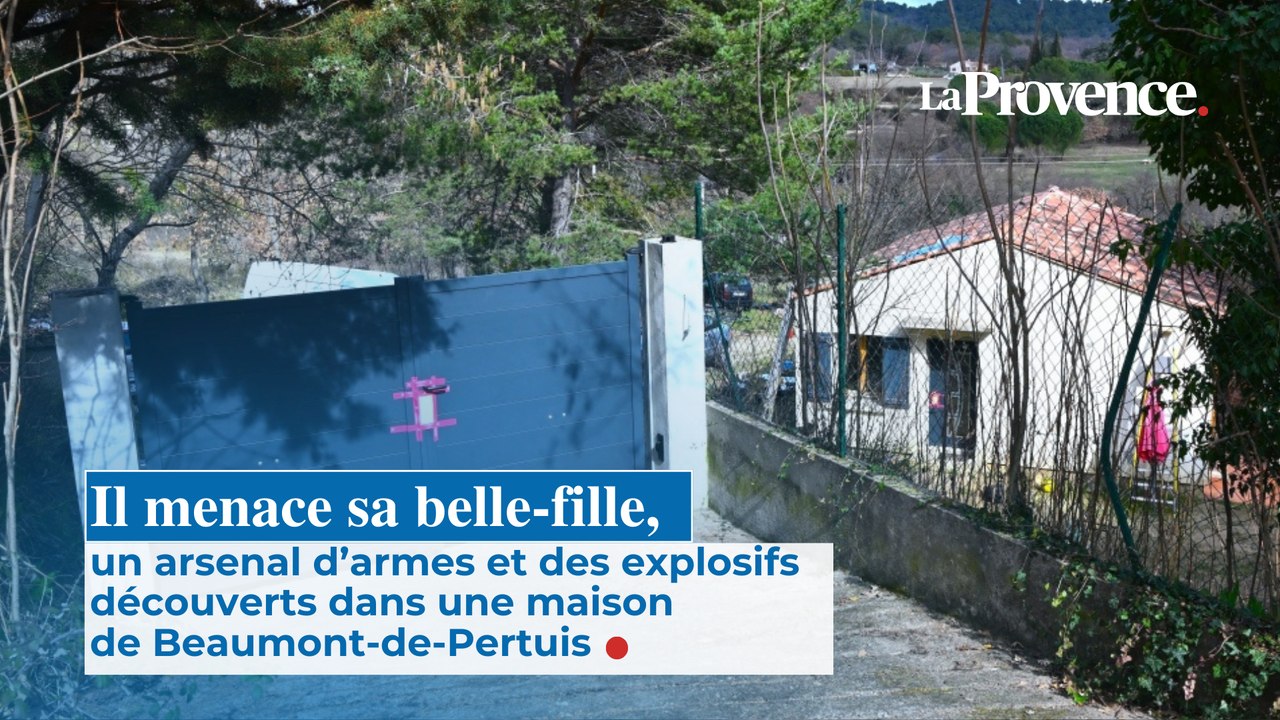 Il menace sa belle-fille, un arsenal d’armes et des explosifs  découverts dans une maison  de Beaumont-de-Pertuis