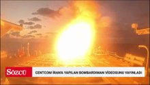 CENTCOM İran'a yapılan bombardıman videosunu yayınladı