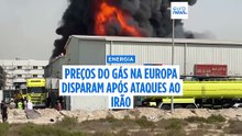 Europa enfrenta choque energético da guerra com o Irão: gás quase duplica de preço