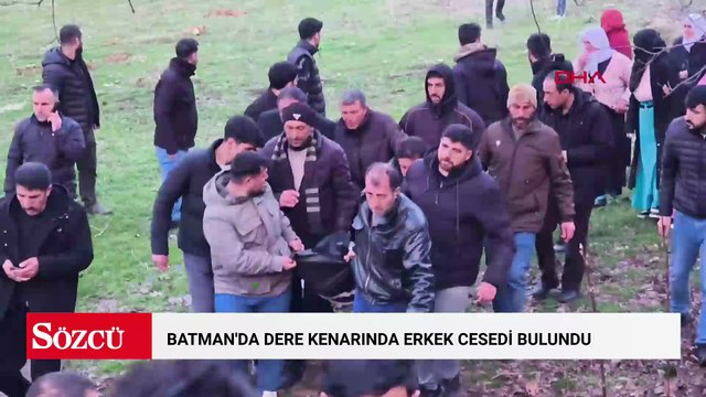 Batman'da dere kenarında erkek cesedi bulundu