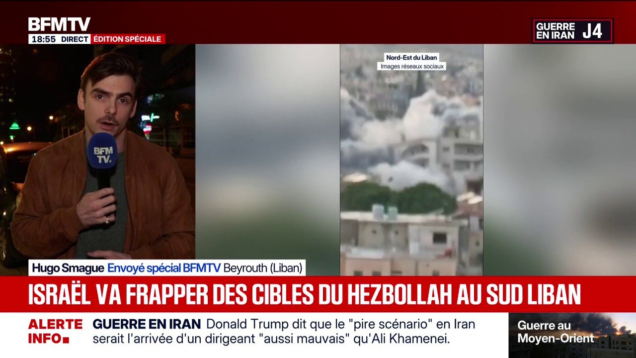 L'armée israélienne annonce qu'elle va frapper des cibles du Hezbollah à Tyr, dans le sud du Liban