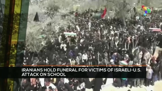 FTS 12:30 03-03: Iranians hold funeral for victims of Israeli-U.S. attack on school