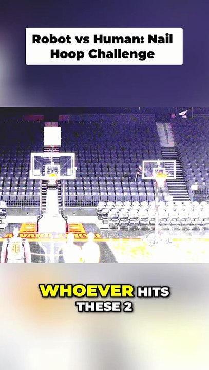 Robot vs Human_ Nail Hoop Basketball Challenge!